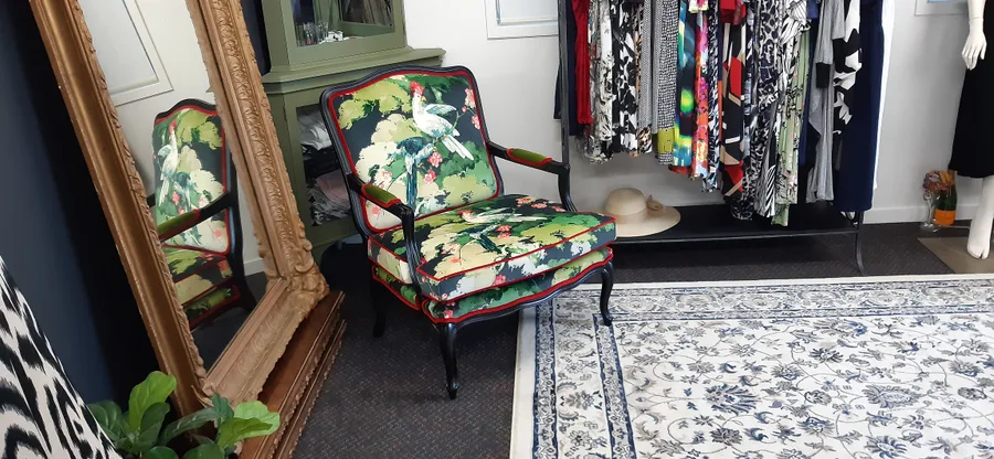 Upholstery work by Harry Taylor