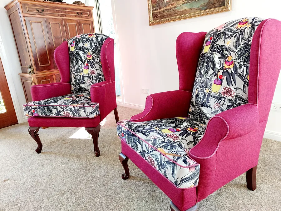 Upholstery work by Harry Taylor
