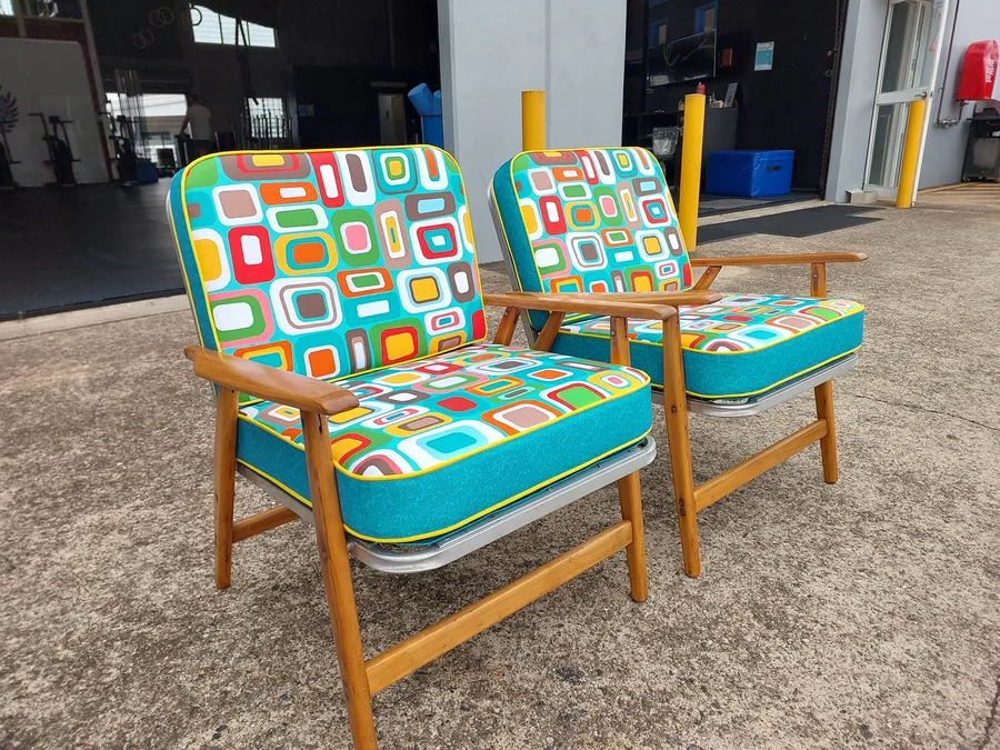 Upholstery work by Harry Taylor