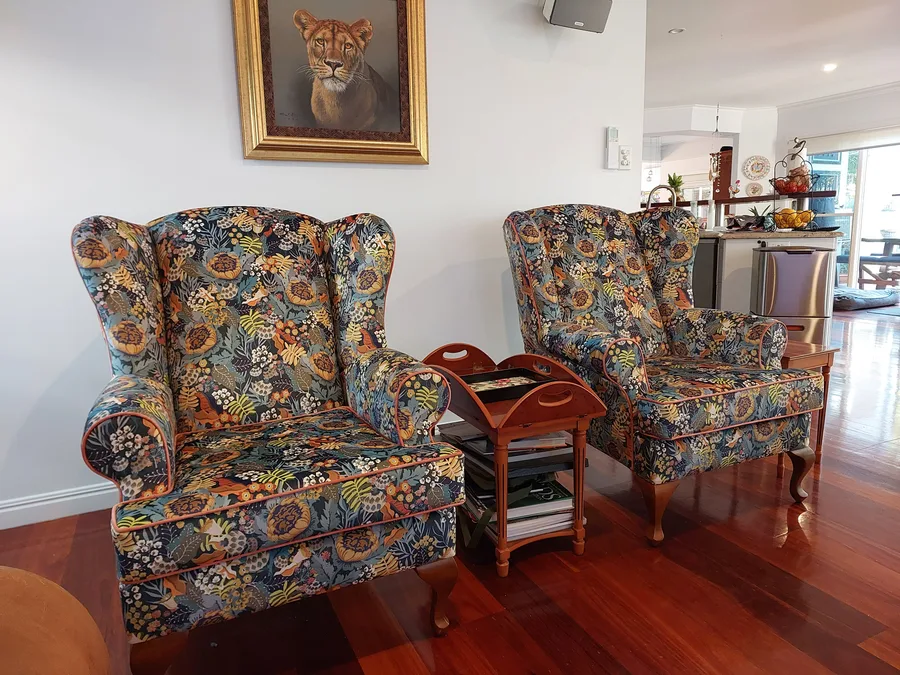 Upholstery work by Harry Taylor