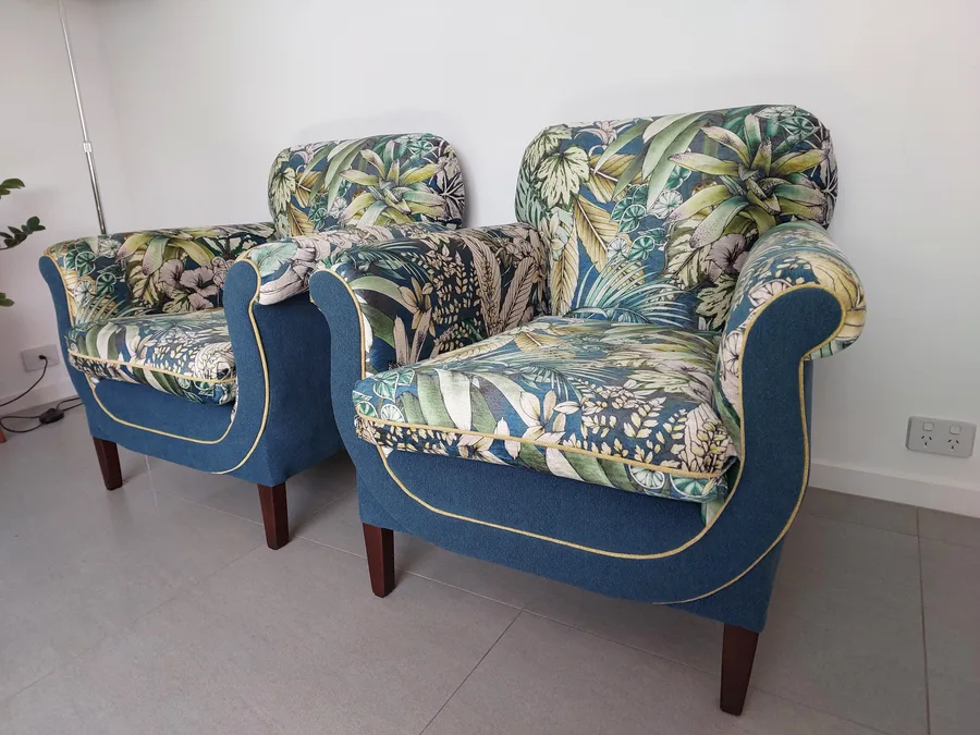 Upholstery work by Harry Taylor