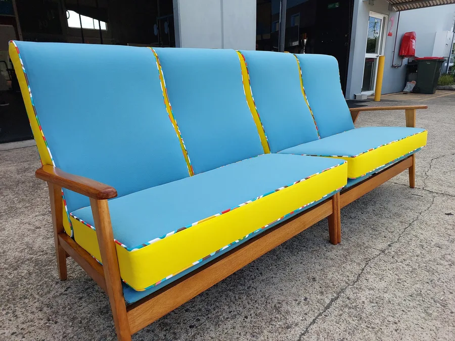 Upholstery work by Harry Taylor