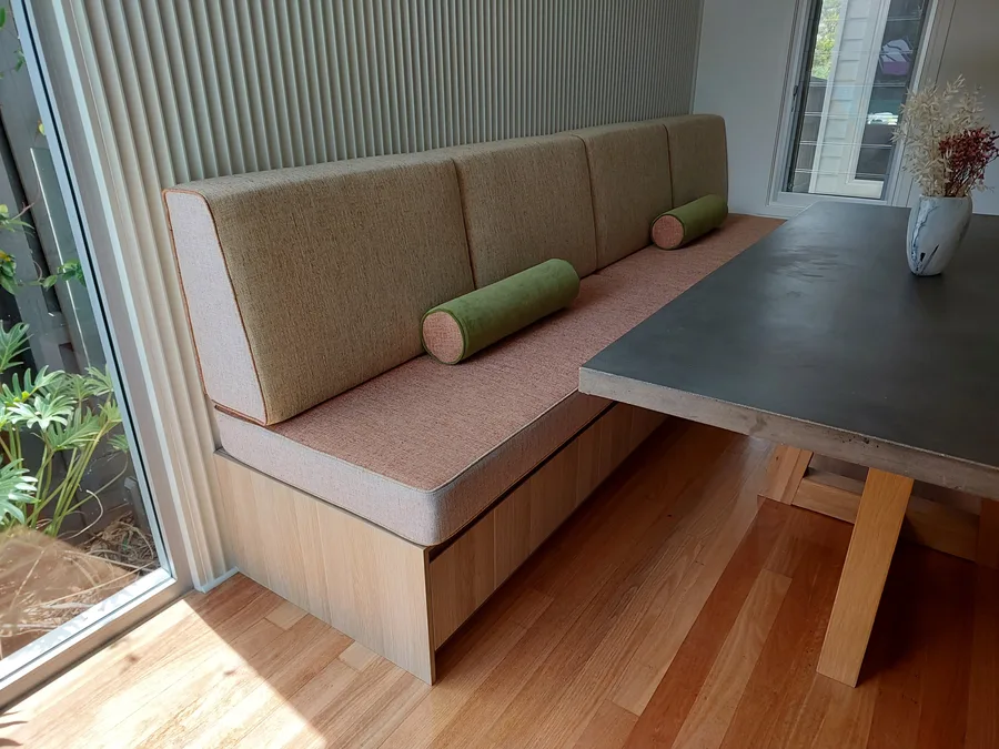 Upholstery work by Harry Taylor