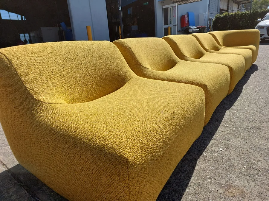 Upholstery work by Harry Taylor