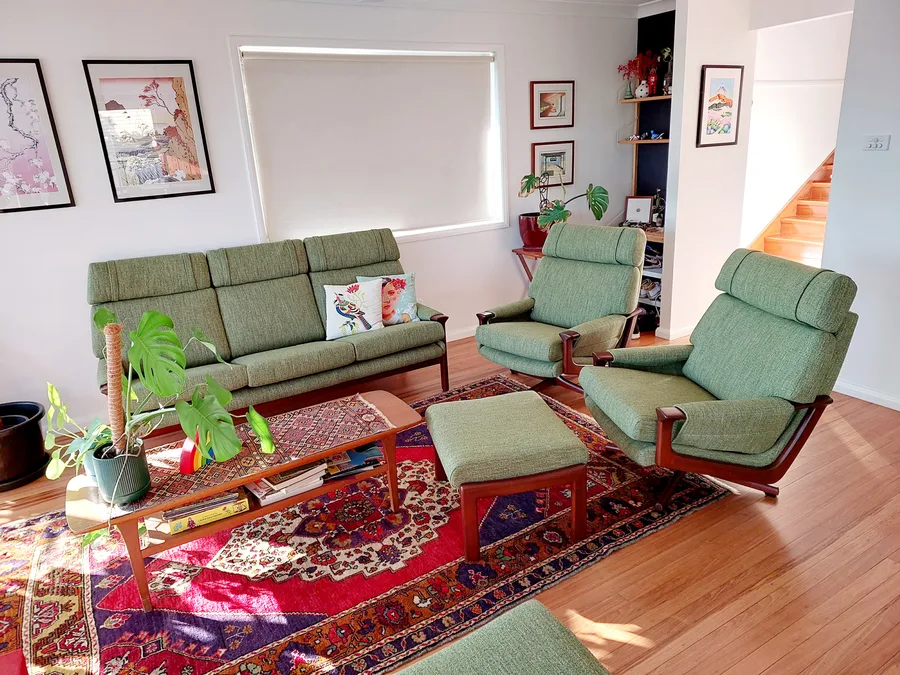 Upholstery work by Harry Taylor